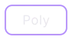 The Poly button, lit