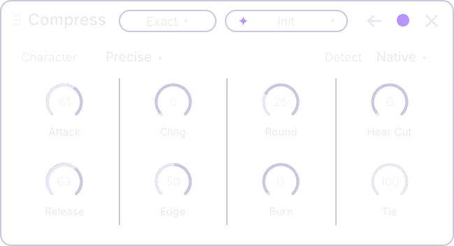 Compress effect card, back panel